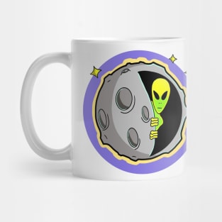 Moon is hollow - moon is fake Mug